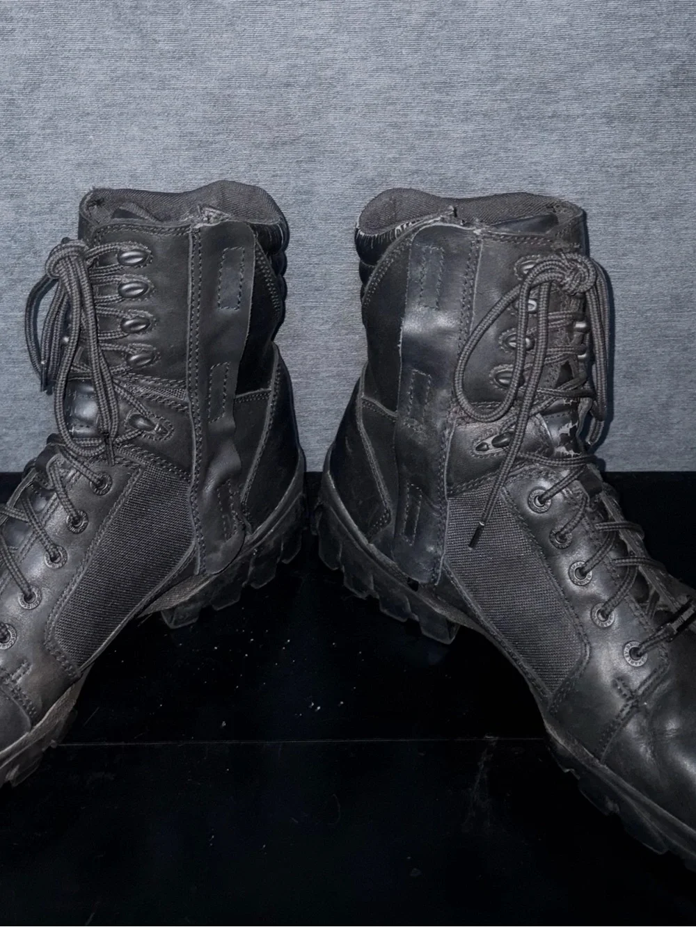 Harley-Davidson Men's Black Lace-Up Tactical Boot